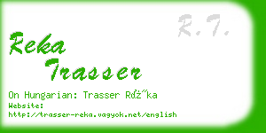 reka trasser business card